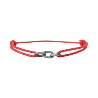 Imagem de Pulseira Masculina Minimalista Retrô Viking Com Cordão Fino E Pingente