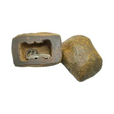 Imagem de Caixa De Armazenamento De Chaves Em Resina Com Simulação De Pedra Dour