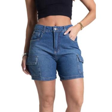 Imagem de Shorts Jeans Sawary - 281792 42, Azul, 42