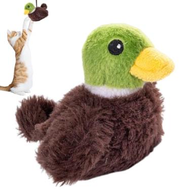 Imagem de Brinquedos interativos para gatos | Pelúcia recarregável realista | Brinquedos de estimulação para gatos - Animal que rangem dentro de casa, caça, arranhões para enriquecimento de estimulação do tédio