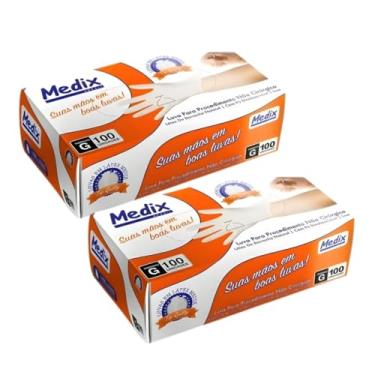 Imagem de Luva Látex P/Procedimento Não Cirúrgico C/Pó 200UN