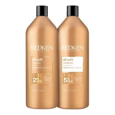 Imagem de Kit Redken All Soft Shampoo + Condicionador 1L