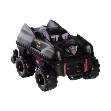 Imagem de Mala de Viagem Infantil Com Rodinha Batmóvel 3D Preto - MAX TOY