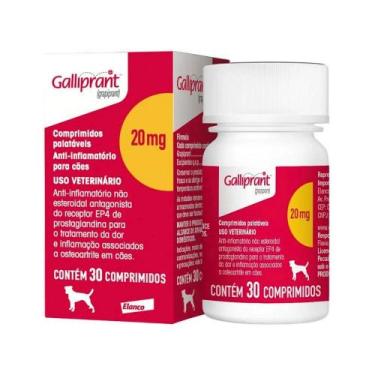 Imagem de Galliprant 20mg Anti-Inflamatório Para Cães Com 30 Comprimidos - Elanc