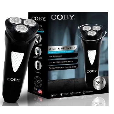 Imagem de Barbeador Eletrico Recarregavel USB Coby Tripla Lamina