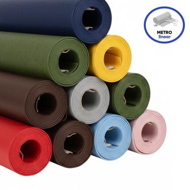 Imagem de Tecido Corano Dt 140cm – Pvc Sintético Resistente E Maleável Para Estofados E Móveis bruma