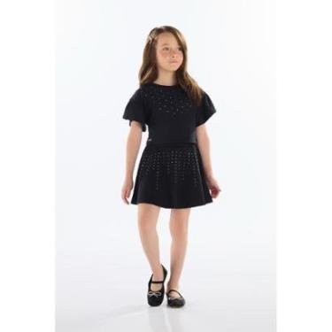 Imagem de Conjunto com Blusa e Saia com Strass Quimby-Feminino