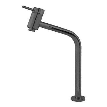 Imagem de Gabinete Para Banheiro 60Cm Inox Preto + Torneira Preta