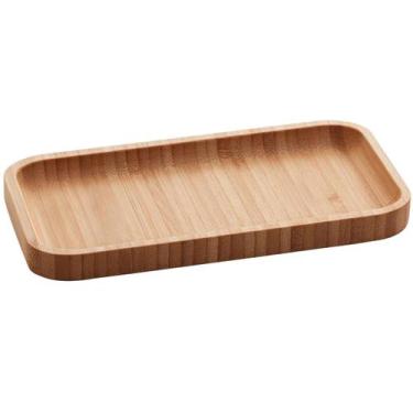 Imagem de 40 Petisqueiras de Bambu Restaurante 20x10cm Bandeja Lyor Petiscos Mul