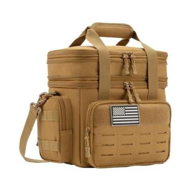 Imagem de Bolsa Térmica Tática Isolada De 18L Para Homens, Caixa De Almoço Térmi