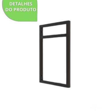 Imagem de Prateleira Estilo Industrial Cozinha De Parede Gnd Pp 60Cm - Metalcrom