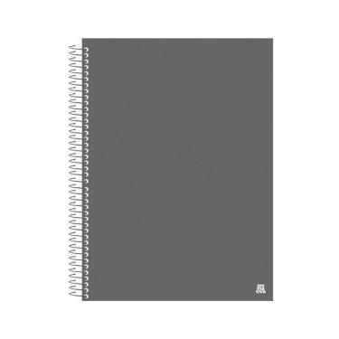 Imagem de Caderno Universitário Preto Capa Dura 10 Matérias 140 Folhas