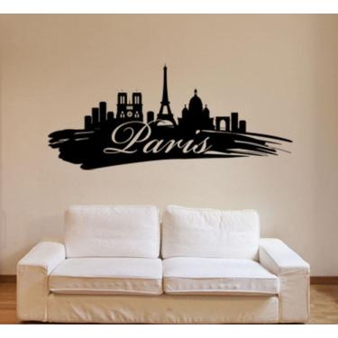 Imagem de Adesivos Decorativo De Sala Parede Cidade Paris