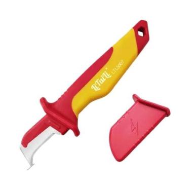 Imagem de Faca Isolada Para Eletricista LiTuiLi, Desencapador De Cabos, Cortador