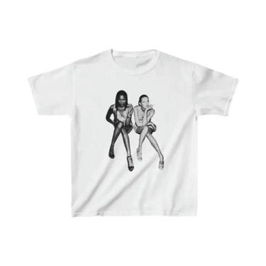 Imagem de Camiseta Y2K Hip Hop E-girl - Estampa Vintage Punk Harajuku, BR-G2, An