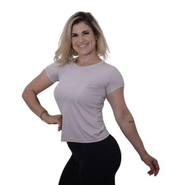 Imagem de Camiseta Dry Fitness Feminina Esportiva Academia e Casual - FR Moda Fi