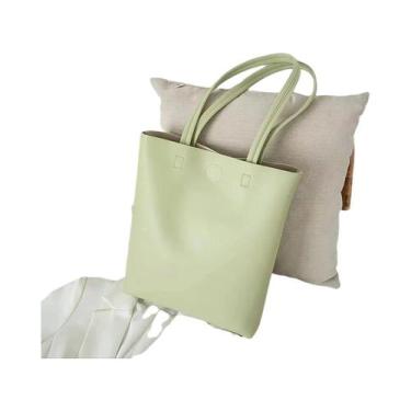 Imagem de Bolsa Tote Feminina De Grande Capacidade Em Couro PU Macio, Bolsa De O