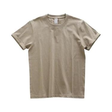 Imagem de Camiseta Masculina Oversized De Algodão Pesado 280gsm Manga Curta Cor 