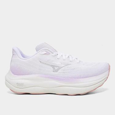 Imagem de Tênis Mizuno Wave Sky 9 Feminino, Branco, Prata, 36