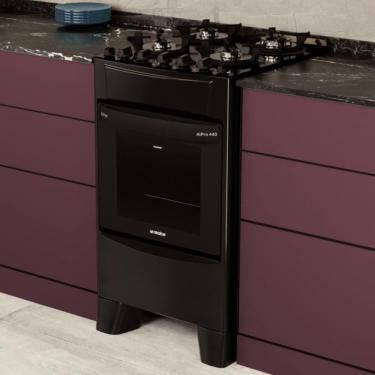 Imagem de Fogão 4 Bocas a Gás/Elétrico com AirFryer 127V Alpro 440 Realce CR231