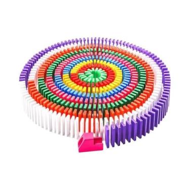 Imagem de Conjunto De Dominó Duplo Seis Com Pontos Pretos, Jogo De Tabuleiro Par