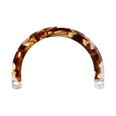 Imagem de Alças De Resina Em Formato U Para Bolsas, Fecho Kiss Lock, Estrutura P