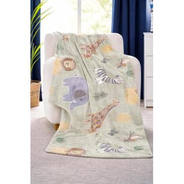 Imagem de Manta Infantil Brilha no Escuro 2,00x1,80m Casal Antialérgica Microfib