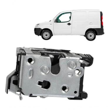 Imagem de Fechadura de Porta Dianteira Lado Direito Modelo F103 para Fiat Doblo Após 02 Mecânica Predisposta para Elétrica