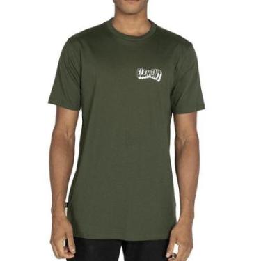 Imagem de Camiseta Element Wind Water Fire Earth WT25 Masculina-Masculino