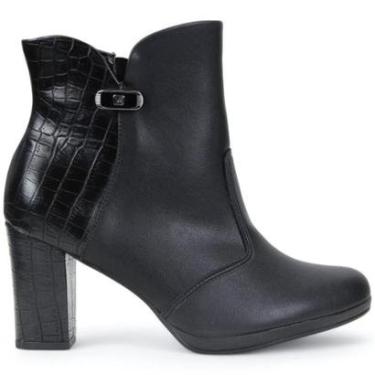 Imagem de Bota Cano curto Piccadilly Salto Alto 130240 Feminino-Feminino