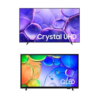 Imagem de Smart TV 85" Crystal UHD 4K + Smart TV-43" QLED Full HD