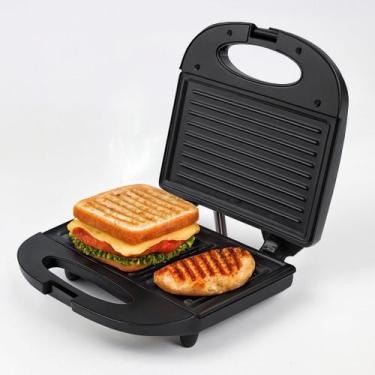 Imagem de Sanduicheira Elétrica 127V Oasis Market Antiaderente, 110V