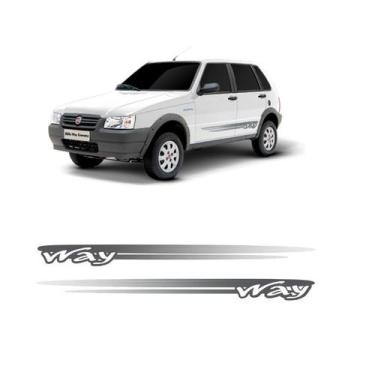 Imagem de Adesivo Faixa Lateral Fiat Uno Way 2013 Unway Resitank