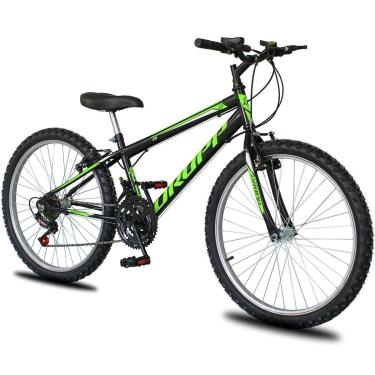 Imagem de Bicicleta Aro 24 Dropp Sport Infantil Adulto18 vel marchas Freio V-Brake-Unissex