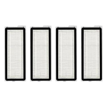 Imagem de (Pacote com 4) Filtro HEPA de substituição Qrevo S para aspirador Robo