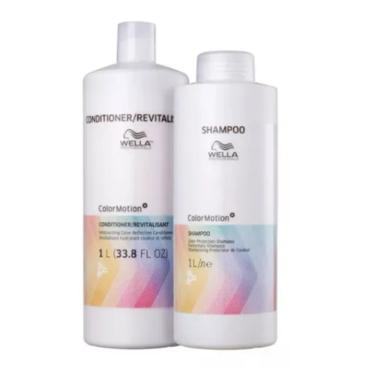 Imagem de Wella Kit Color Motion Shampoo 1000ml E Condicionador 1000ml