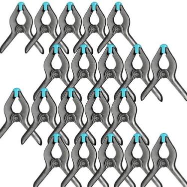 Imagem de Grampo Multiuso com Mola 150mm Preto Resistente Prático Ideal para Fix