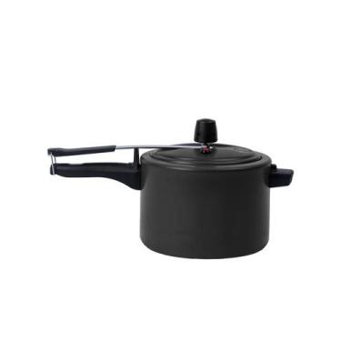 Imagem de Panela de Pressão Brinox Ceramic Life Vapt 4,5 Litros Preto