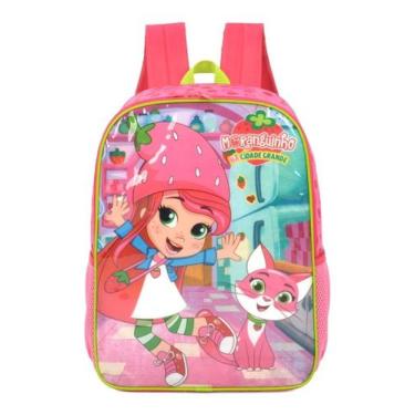 Imagem de Mochila De Costas Escolar Infantil Moranguinho Luxcel, Pink