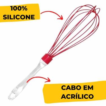 Imagem de Batedor  De Ovos em Silicone 27 cm Western home