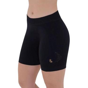 Imagem de Short Lupo Fitness Attack Feminino Corrida Esporte 71144, Preto, M