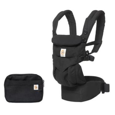 Imagem de Canguru Bebê 4 Posições Ergonômico Classic Cotton Ergobaby -, PRETO