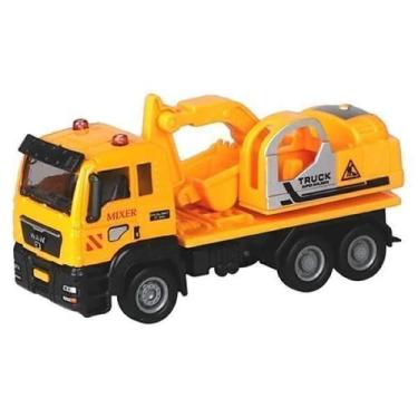 Imagem de Carrinho Caminhões Fricção de Ferro Super Truck Polibrinq