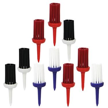 Imagem de Dolity D 10 peças duráveis camisetas de golfe escova treinamento motorista 57/62 mm acessório para jogador de golfe - 62 mm, conforme descrito