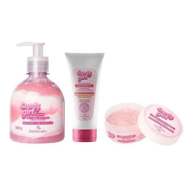 Imagem de Creme Hidratante Esfoliante Corporal e Anti Atrito Candy Girl - Sofist