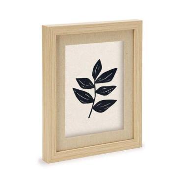 Imagem de PORTA-RETRATO EM MDF COM LINHO - 10X15cm - Mart - Mart Collection