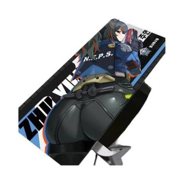 Imagem de Mousepad Grande Antiderrapante 90x40, Tapete Macio Para Teclado De PC 