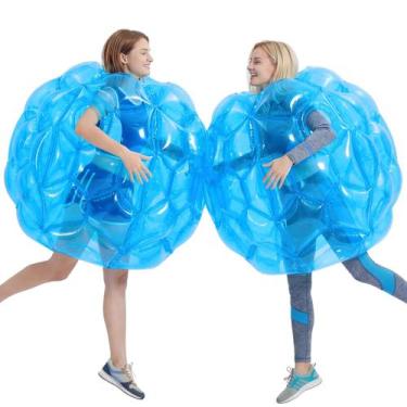 Imagem de Bolas de Impacto Theefun Kit com 2 Infláveis de PVC Azul 91 cm