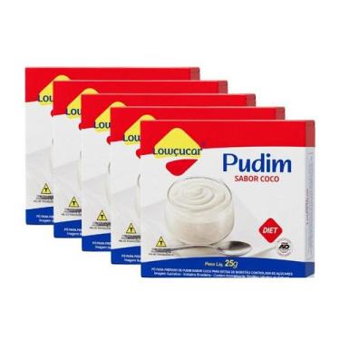 Imagem de Pudim Coco Zero Açúcar Lowçúcar - 5 unidades de 25g