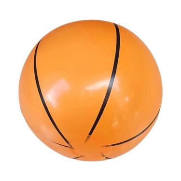Imagem de Bola De Futebol Inflável De PVC Reforçada, Bola De Praia, Bola De Basq